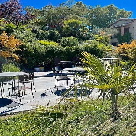 Wondrous Covered Veranda Besides Infinity Pool Jacuzzi In Magical Gardens * Colle Umberto